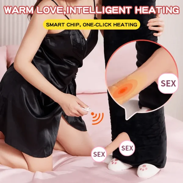 Discreet Cat Pussy Pillow Remote Control Sex Machine - 图片 5