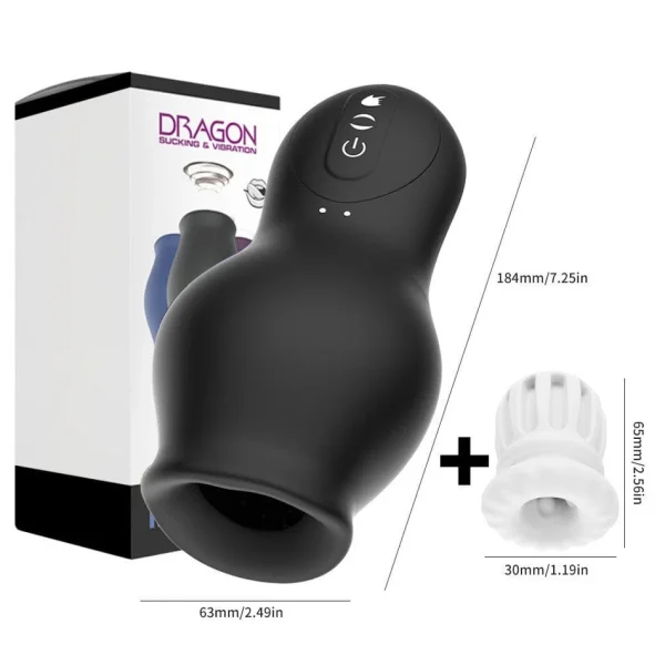 Lurevibe - Dragon Suction Trainer Sucking Vibration Male Masturbator - Image 4
