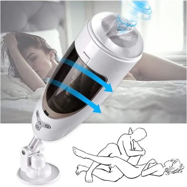 Lurevibe - 5-Frequency Suction 10-Frequency Rotation Male Masturbator - Image 2