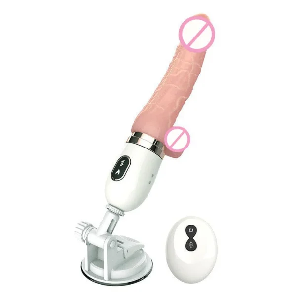 Small Dildo Machine Suction Cup Vibrant Toys with Remote Control - 图片 4