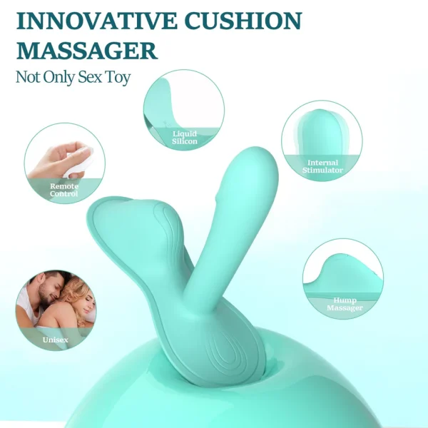 Riding-Style Cushion G Spot Vibrator For Intense Clitoral G-spot Anal Stimulation with APP - 图片 5