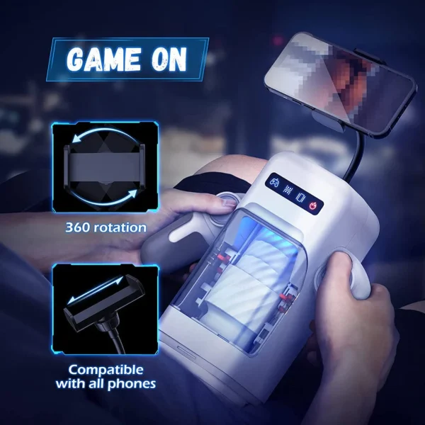 Game Cup Telescopic Vibrating Heating Masturbator - 图片 11