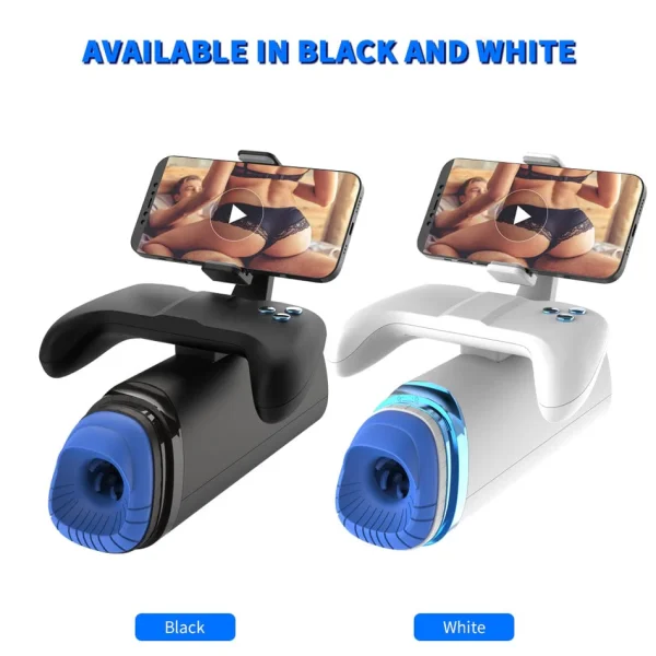 Game Cup M100 Heating Thrusting Vibrating Penis Stroker With Handles And Phone Holder - Image 8