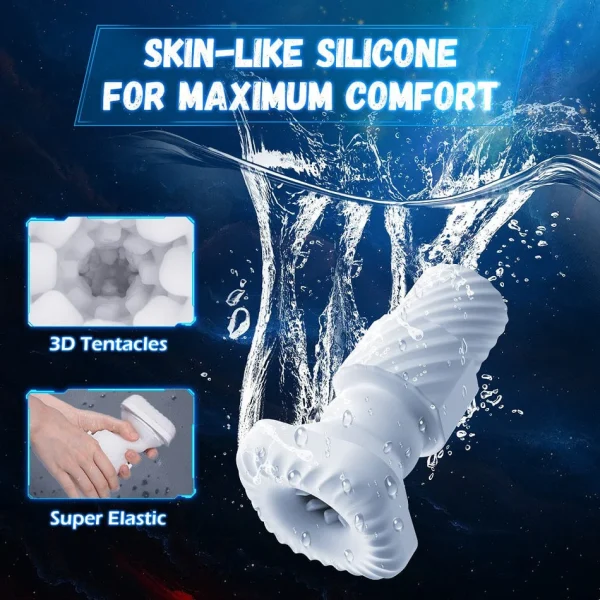 Game Cup Telescopic Vibrating Heating Masturbator - 图片 7